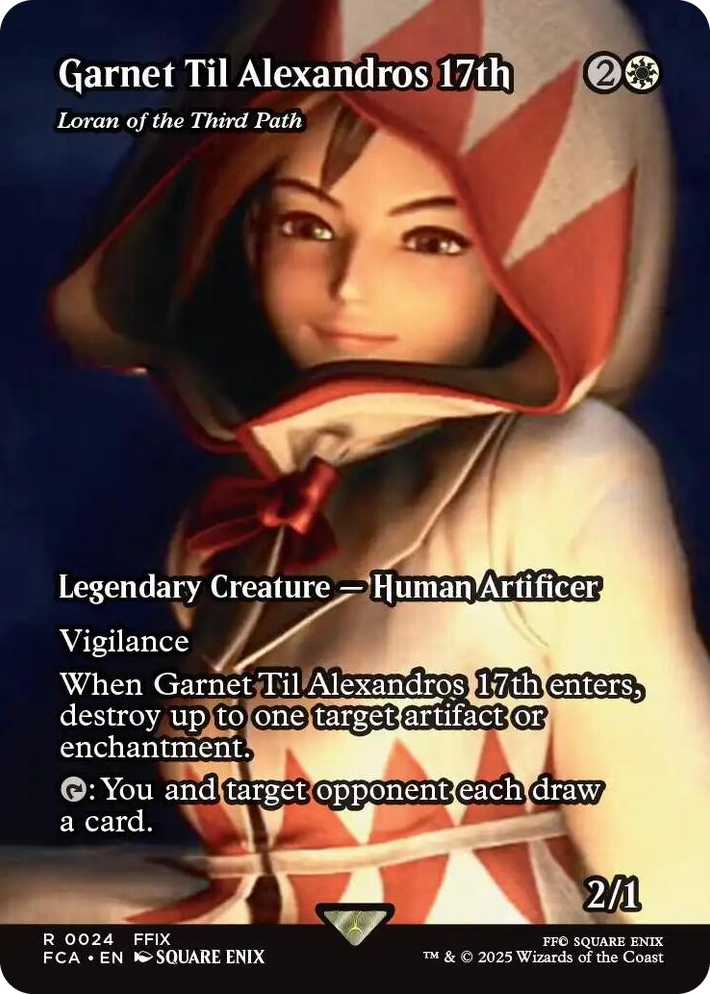 0024 Garnet Til Alexandros 17th - Loran of the Third Path (Showcase) R FINAL FANTASY: Through the Ages