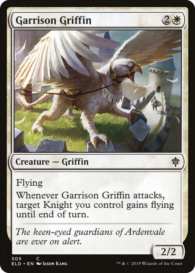 0305 Garrison Griffin C Throne of Eldraine