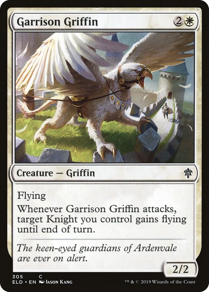 0305 Garrison Griffin C Throne of Eldraine