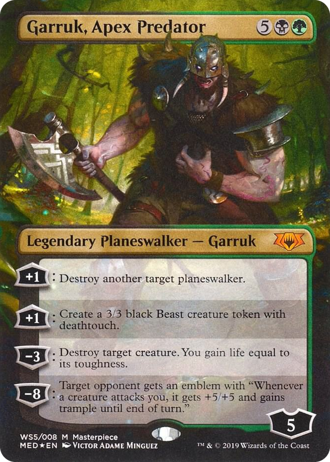 WS005 Garruk, Apex Predator M Mythic Edition: War of the Spark