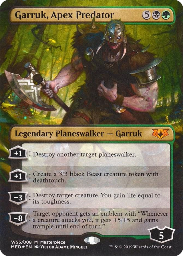 WS005 Garruk, Apex Predator M Mythic Edition: War of the Spark