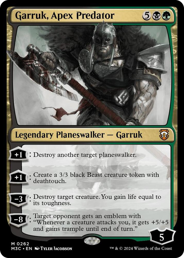 0262 Garruk, Apex Predator M Commander: Modern Horizons 3