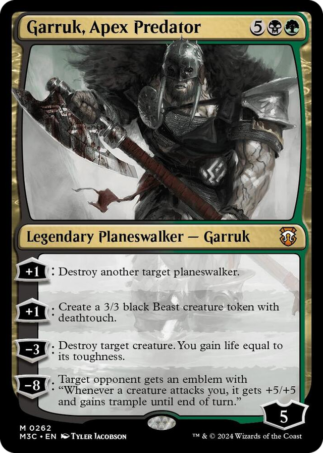 0262 Garruk, Apex Predator M Commander: Modern Horizons 3