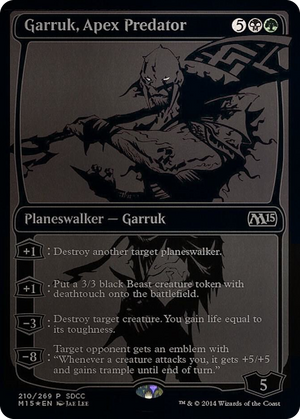 0210 Garruk, Apex Predator (SDCC 2014 Exclusive) P Media Promos
