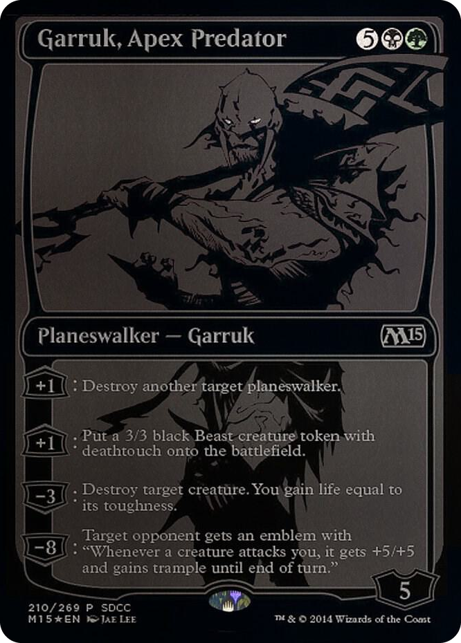 Garruk, Apex Predator (SDCC 2014 Exclusive) #210 P - Media Promos Pokemon card