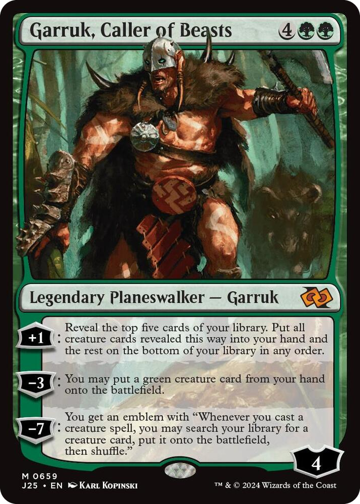 0659 Garruk, Caller of Beasts M Foundations Jumpstart