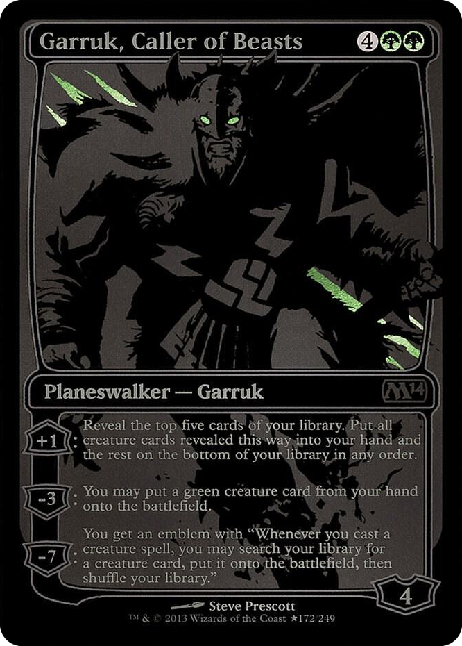 Garruk, Caller of Beasts (SDCC 2013 Exclusive) #172 P - Media Promos Pokemon card