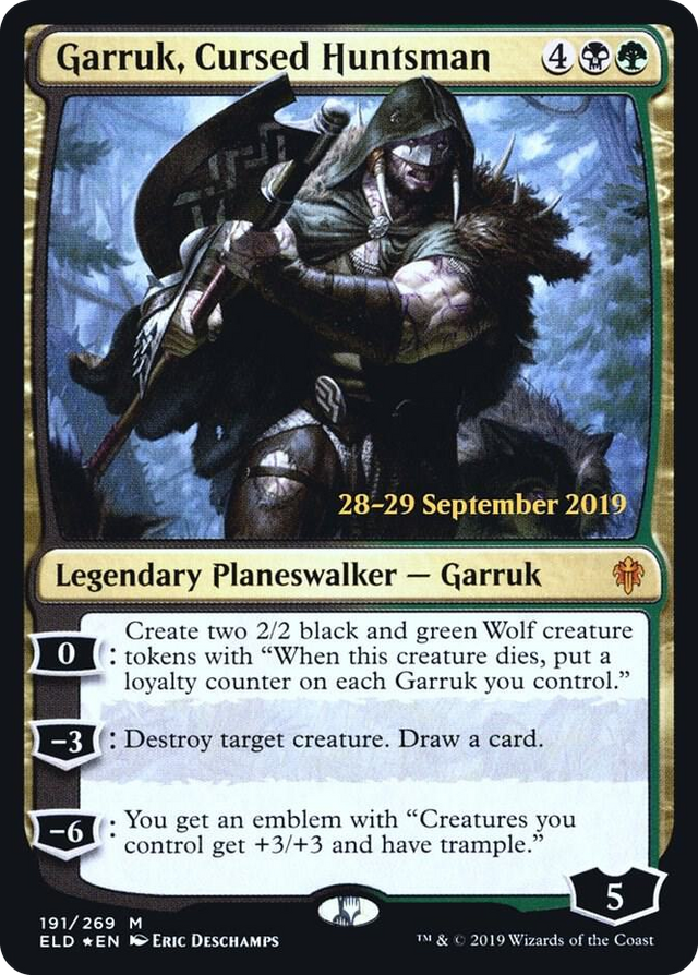 0191 Garruk, Cursed Huntsman M Prerelease Cards