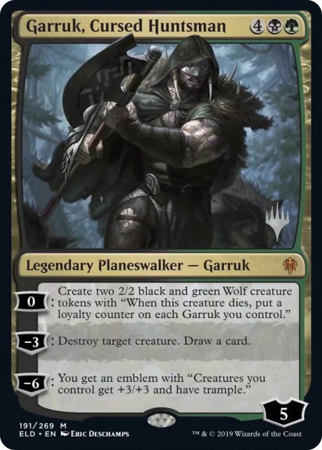 0191 Garruk, Cursed Huntsman M Promo Pack: Throne of Eldraine
