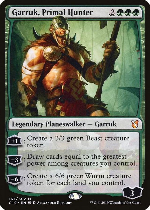 0167 Garruk, Primal Hunter M Commander 2019