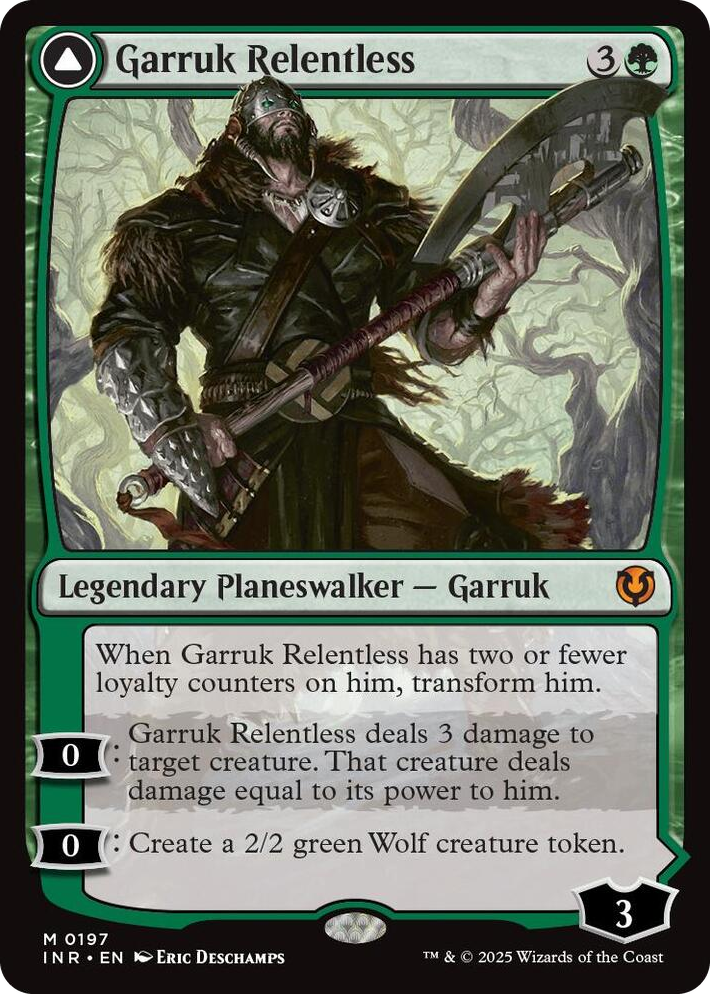 0197 Garruk Relentless M Innistrad Remastered