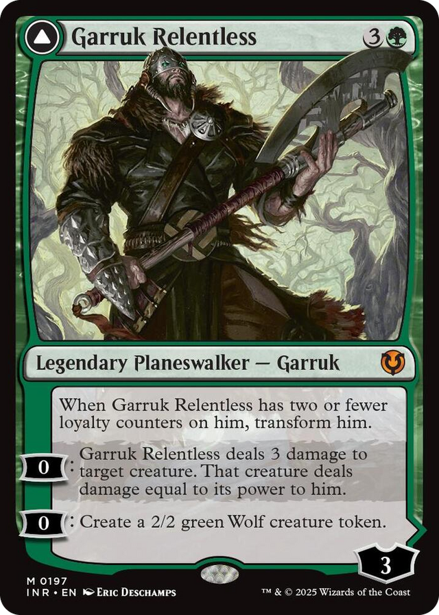 0197 Garruk Relentless M Innistrad Remastered