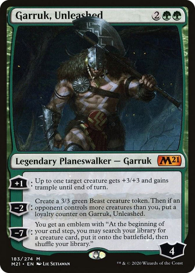 0183 Garruk, Unleashed M Core Set 2021