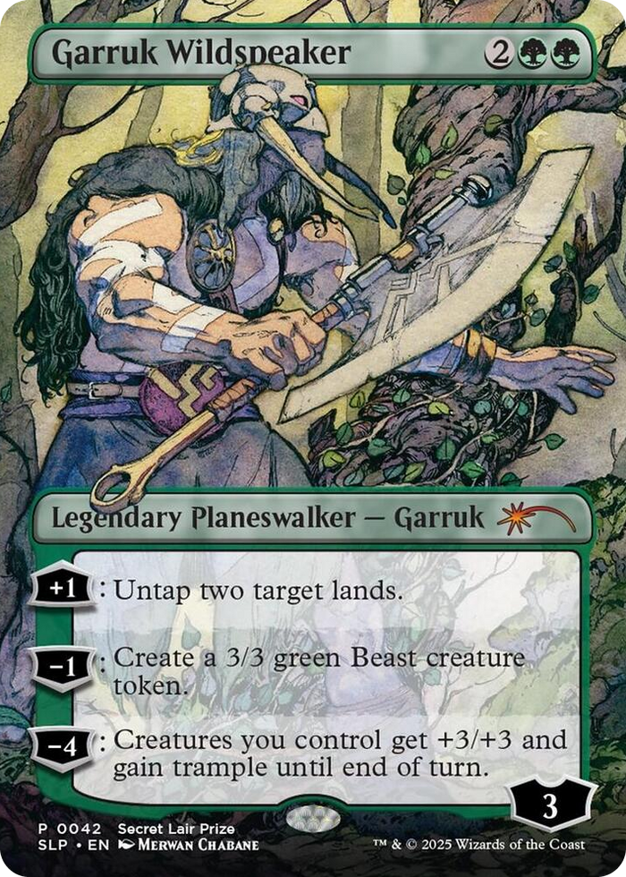 Garruk Wildspeaker #42 R - Secret Lair Showdown Pokemon card