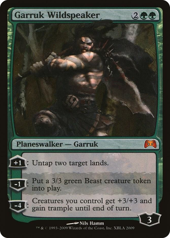 Garruk Wildspeaker #XBLA2009 P - Media Promos Pokemon card