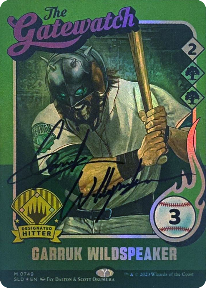 Garruk Wildspeaker (749) (Autographed) #749 M - Secret Lair Drop Series Pokemon card