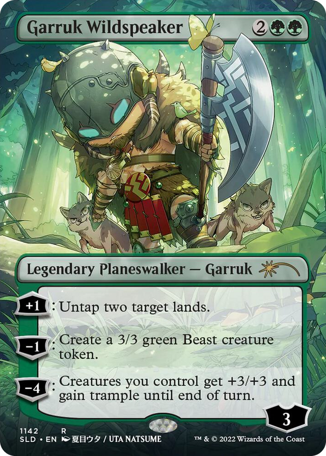 1142 Garruk Wildspeaker (Borderless) R Secret Lair Drop Series
