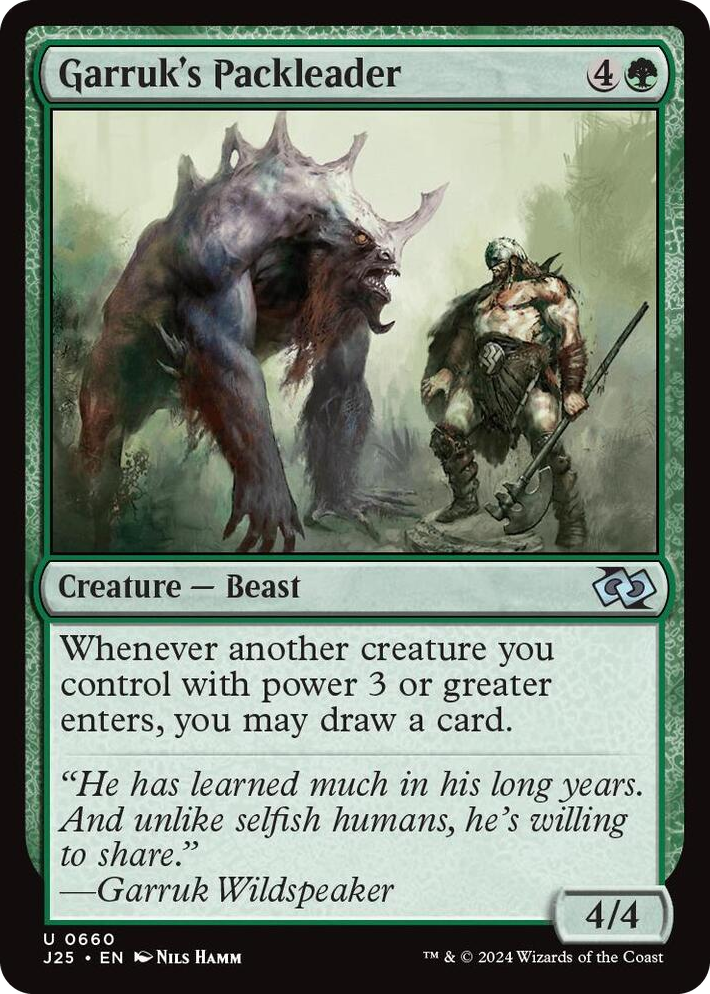 0660 Garruk's Packleader U Foundations Jumpstart