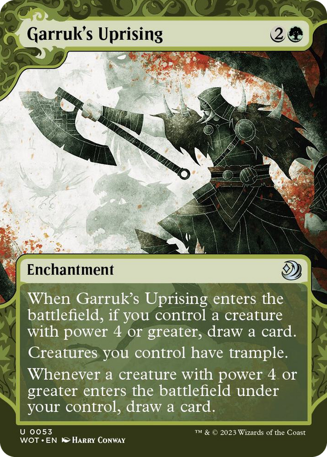 0053 Garruk's Uprising U Wilds of Eldraine: Enchanting Tales