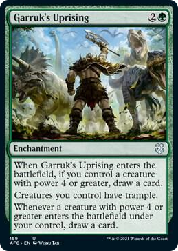 0159 Garruk's Uprising U Commander: Adventures in the Forgotten Realms