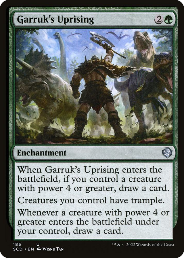 0185 Garruk's Uprising U Starter Commander Decks