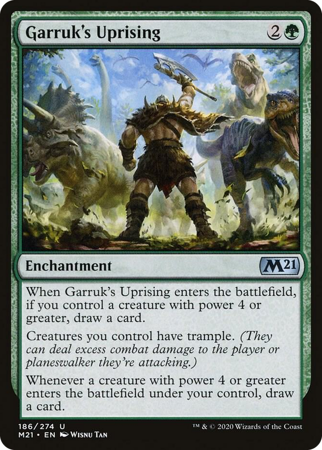 0186 Garruk's Uprising U Core Set 2021