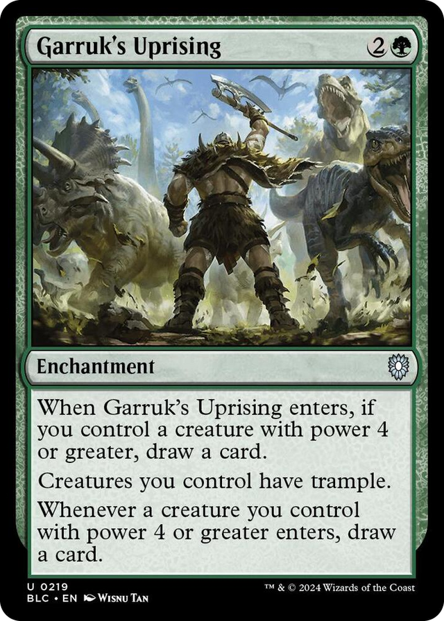 0219 Garruk's Uprising U Commander: Bloomburrow