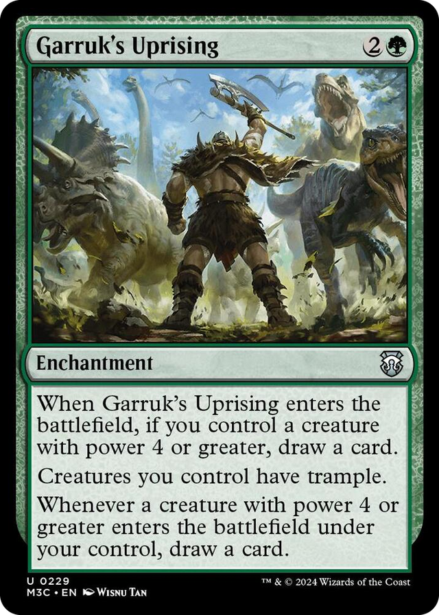 0229 Garruk's Uprising U Commander: Modern Horizons 3
