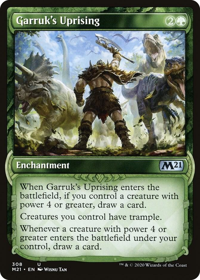 0308 Garruk's Uprising (Showcase) U Core Set 2021