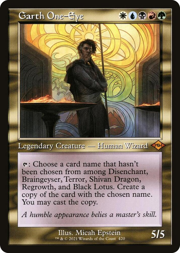 0420 Garth One-Eye (Retro Frame) M Modern Horizons 2