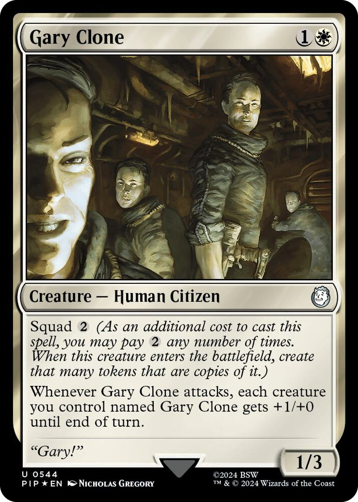 0544 Gary Clone (Surge Foil) U Universes Beyond: Fallout