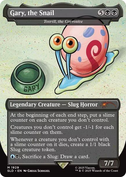 Gary, the Snail - Toxrill, the Corrosive #1929 M - Secret Lair Drop Series Pokemon card