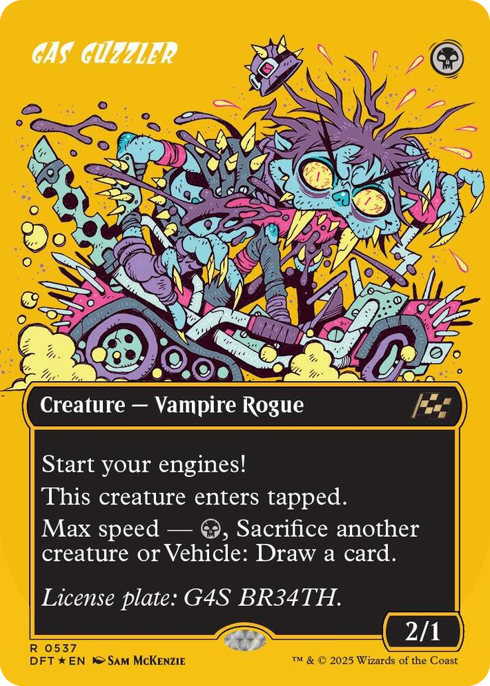 0537 Gas Guzzler (Borderless) (First-Place Foil) R Aetherdrift