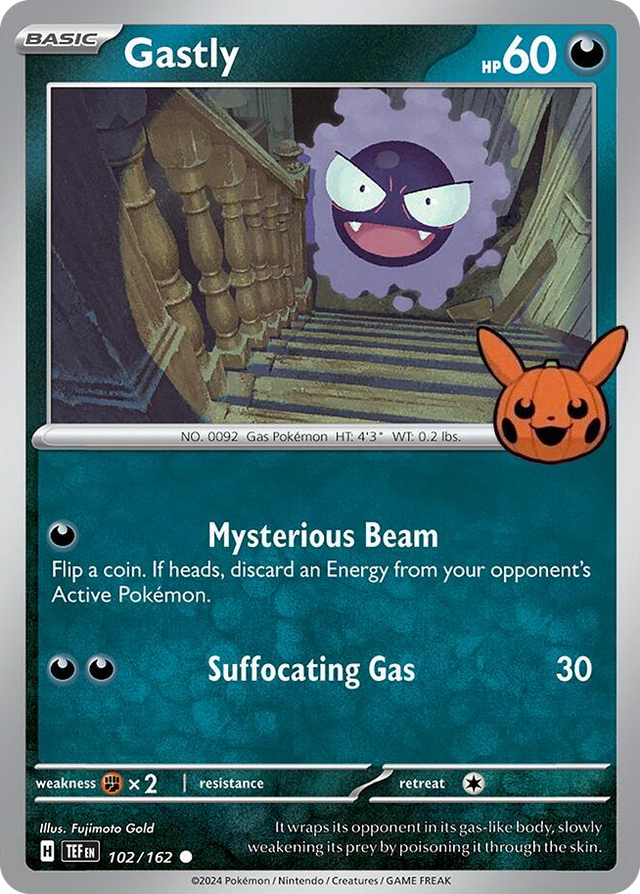 0102 Gastly Common Trick or Trade BOOster Bundle 2024