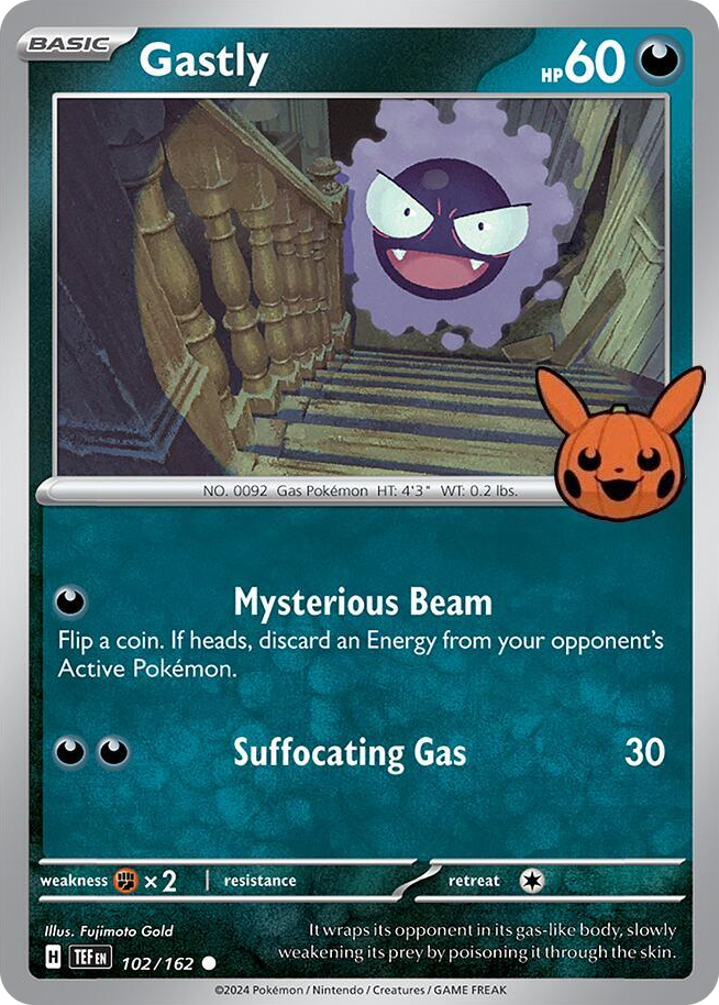 0102 Gastly Common Trick or Trade BOOster Bundle 2024