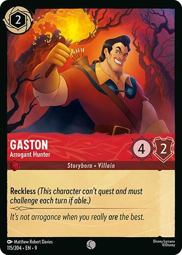 0115 Gaston - Arrogant Hunter Common Fabled