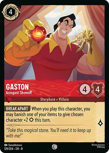 0129 Gaston - Arrogant Showoff Common Reign of Jafar