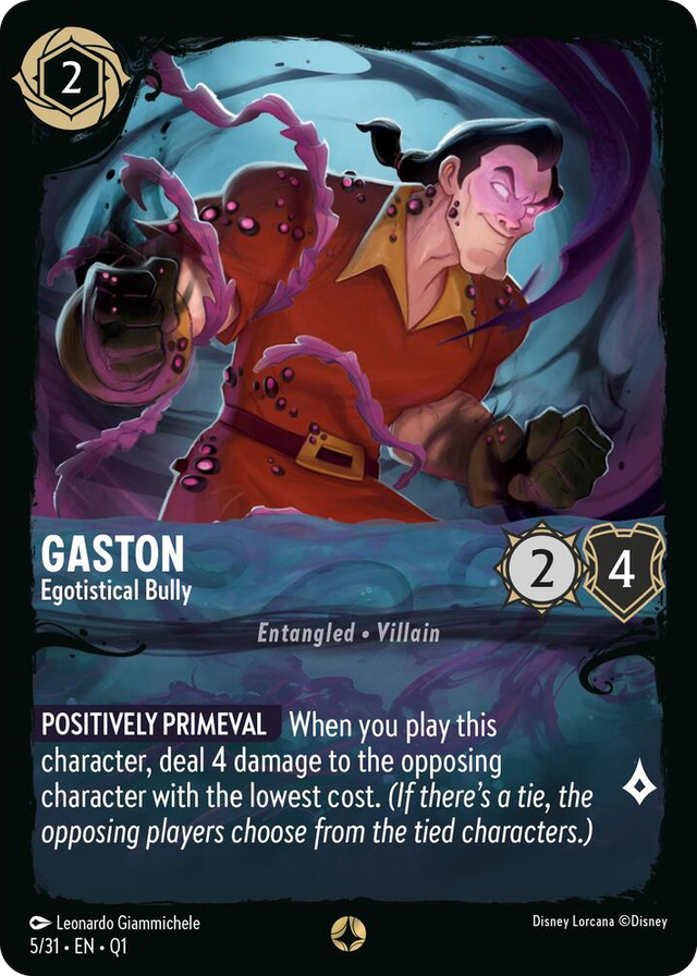 0005 Gaston - Egotistical Bully None Illumineer's Quest: Deep Trouble