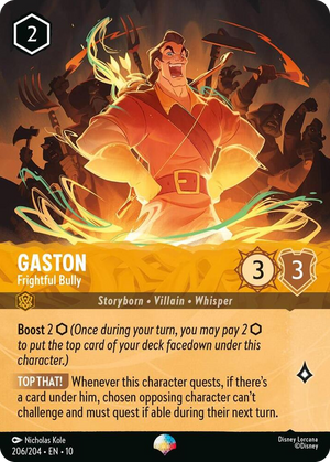 0206 Gaston - Frightful Bully (Epic) Epic Whispers in the Well