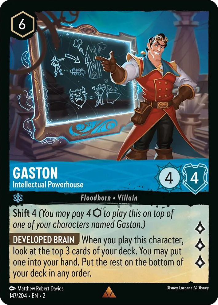 0147 Gaston - Intellectual Powerhouse Rare Rise of the Floodborn