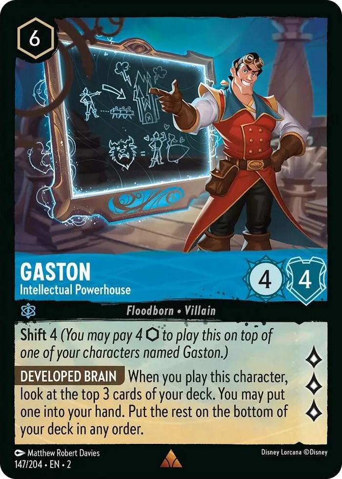 0147 Gaston - Intellectual Powerhouse Rare Rise of the Floodborn