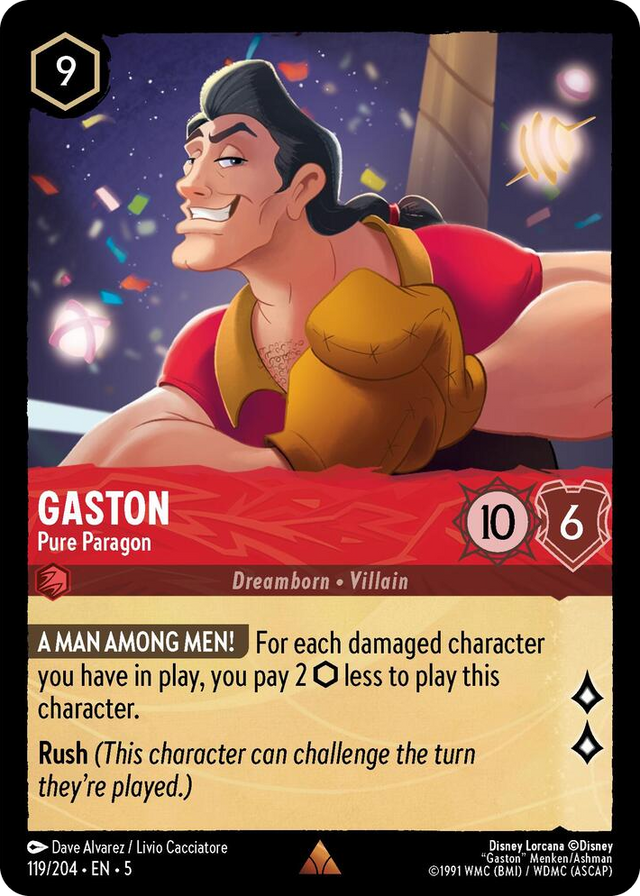 0119 Gaston - Pure Paragon Rare Shimmering Skies