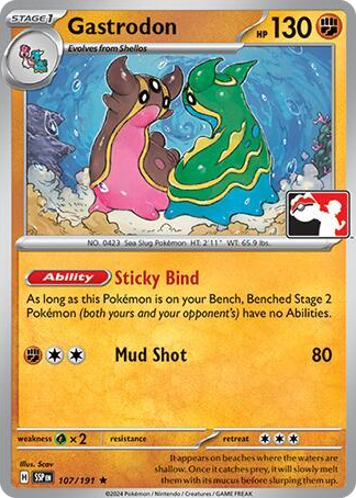 0107 Gastrodon Rare Prize Pack Series Cards