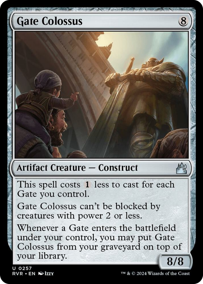Gate Colossus #257 U - Ravnica Remastered Pokemon card
