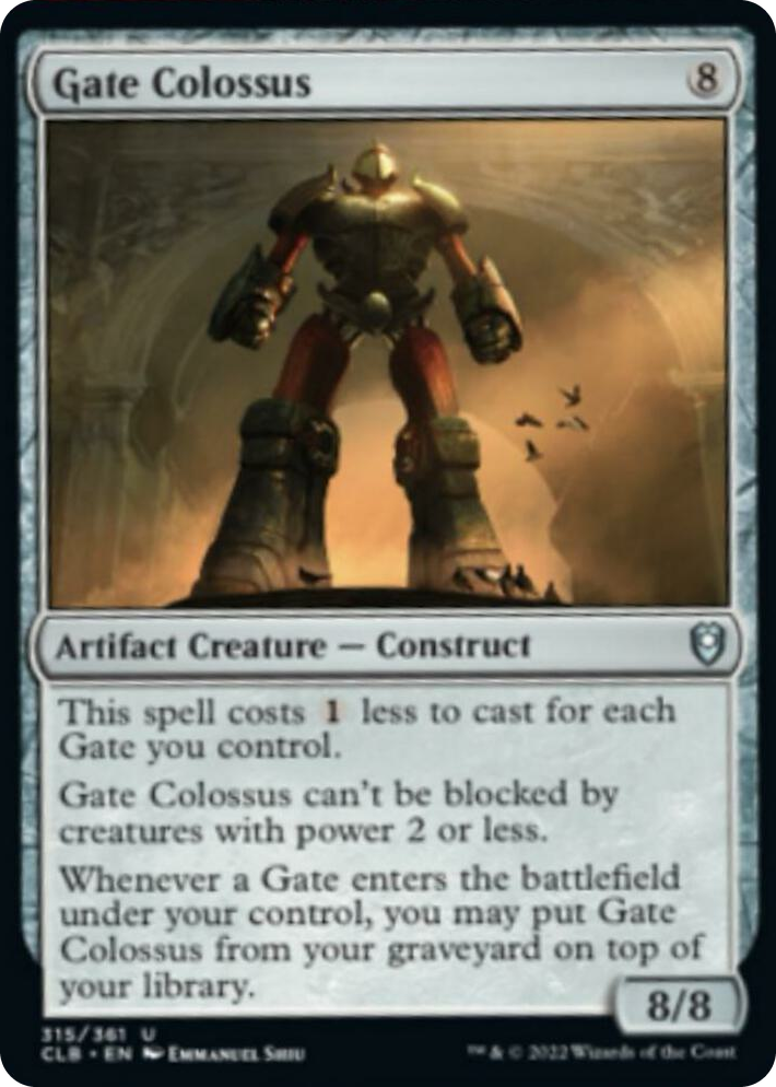 0315 Gate Colossus U Commander Legends: Battle for Baldur's Gate