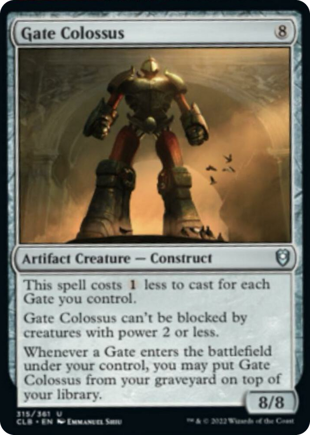 0315 Gate Colossus U Commander Legends: Battle for Baldur's Gate