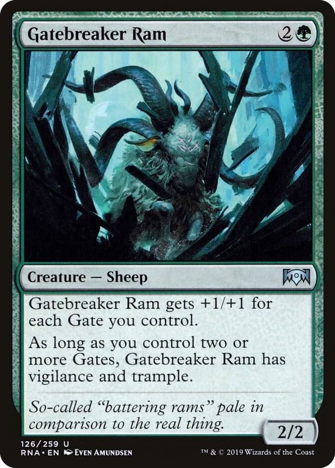 0126 Gatebreaker Ram U Ravnica Allegiance