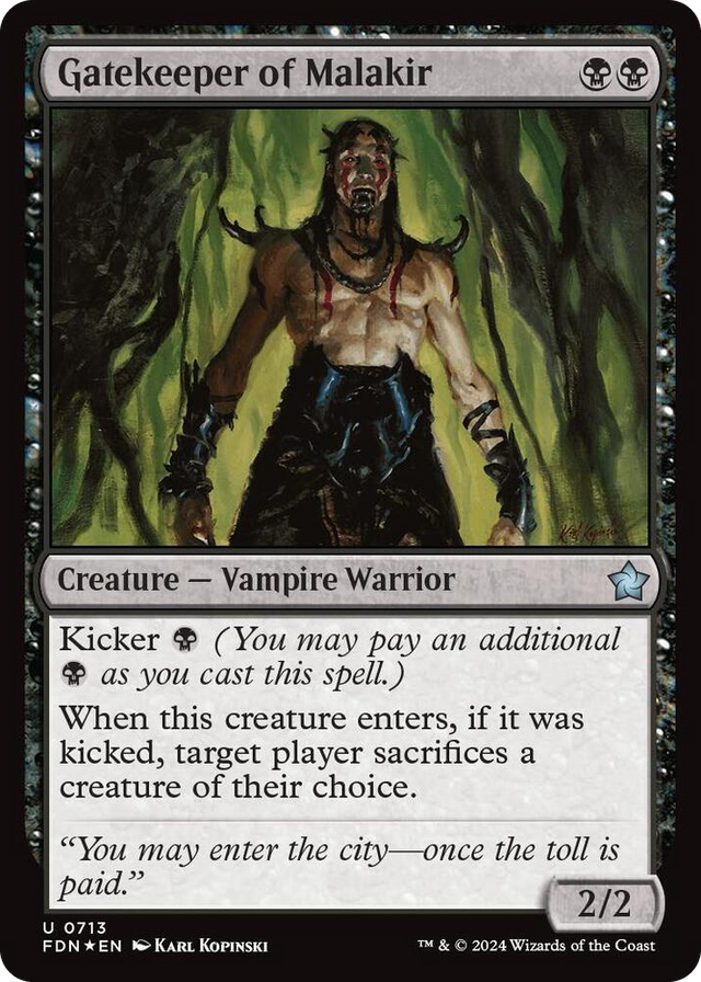 0713 Gatekeeper of Malakir (0713) U Foundations