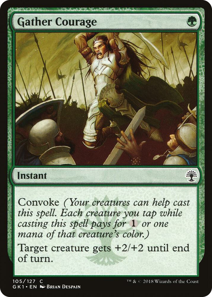 0105 Gather Courage C Guilds of Ravnica: Guild Kits