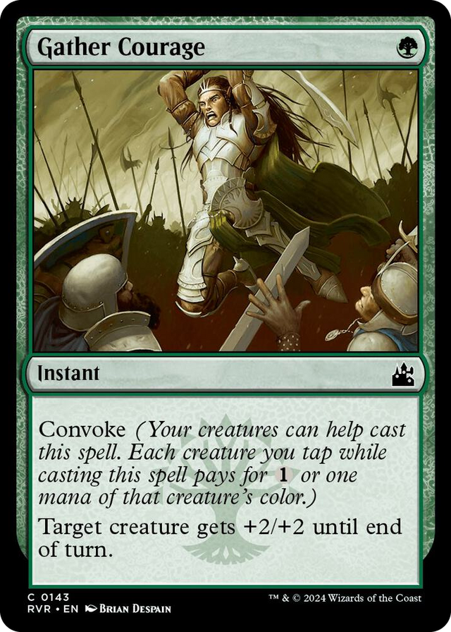 0143 Gather Courage C Ravnica Remastered